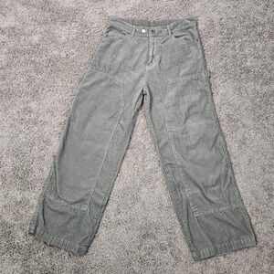 No Boundaries Double Knee Green Corduroy Pants Men's 32x31 (Fits 32x29)